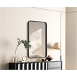 Elegant Decor Contour Metal Rectangle Mirror 22X36