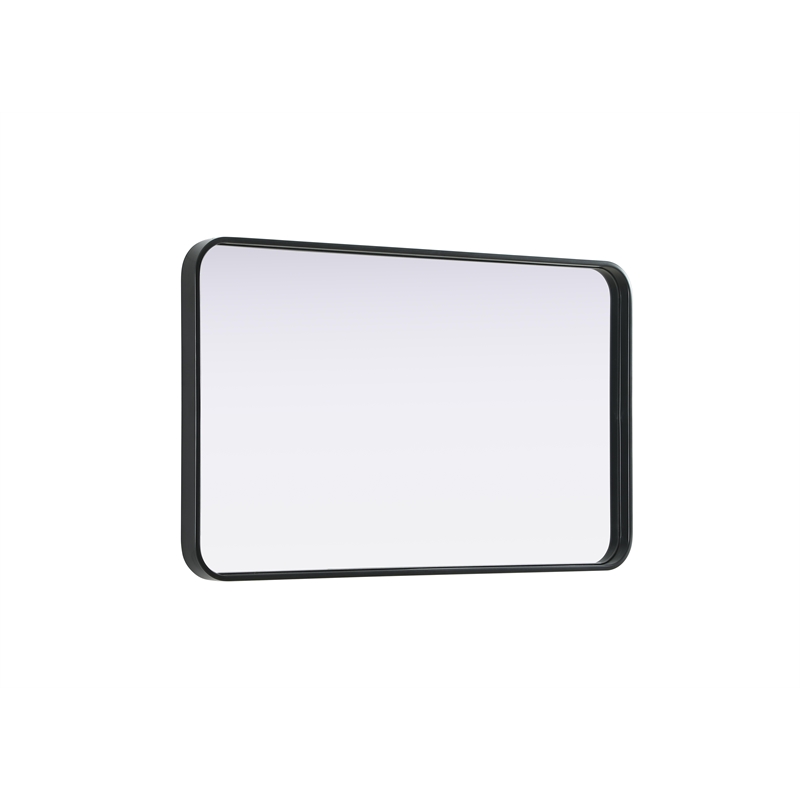 Elegant Decor Contour Metal Rectangle Mirror 22X36