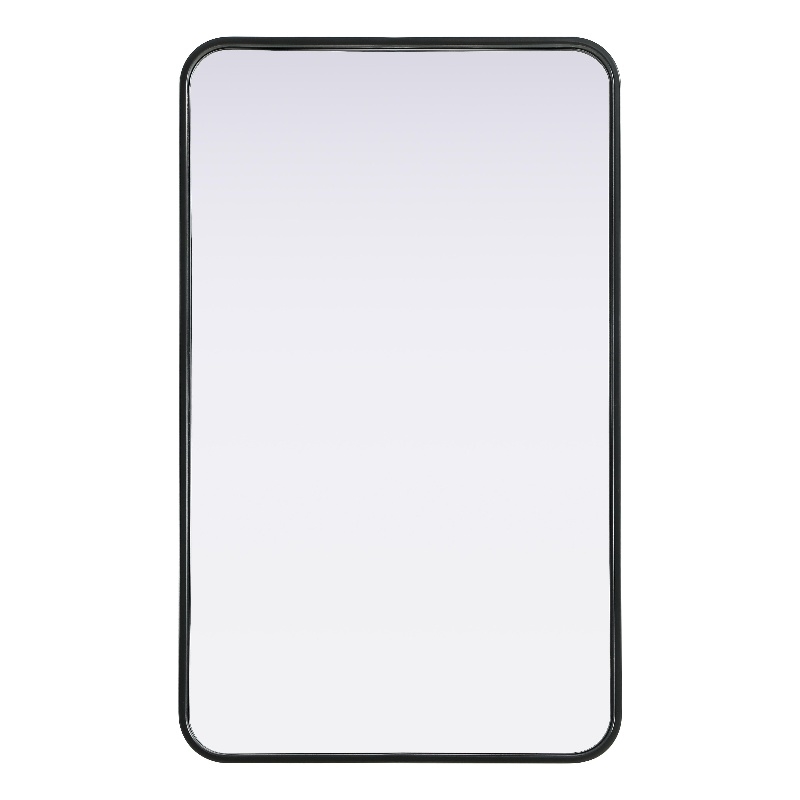 Elegant Decor Contour Metal Rectangle Mirror 22X36