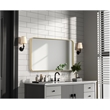 Elegant Decor Contour Metal Rectangle Mirror 22X36