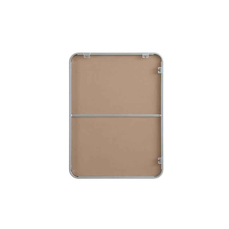 Elegant Decor Contour Metal Rectangle Mirror 24X32
