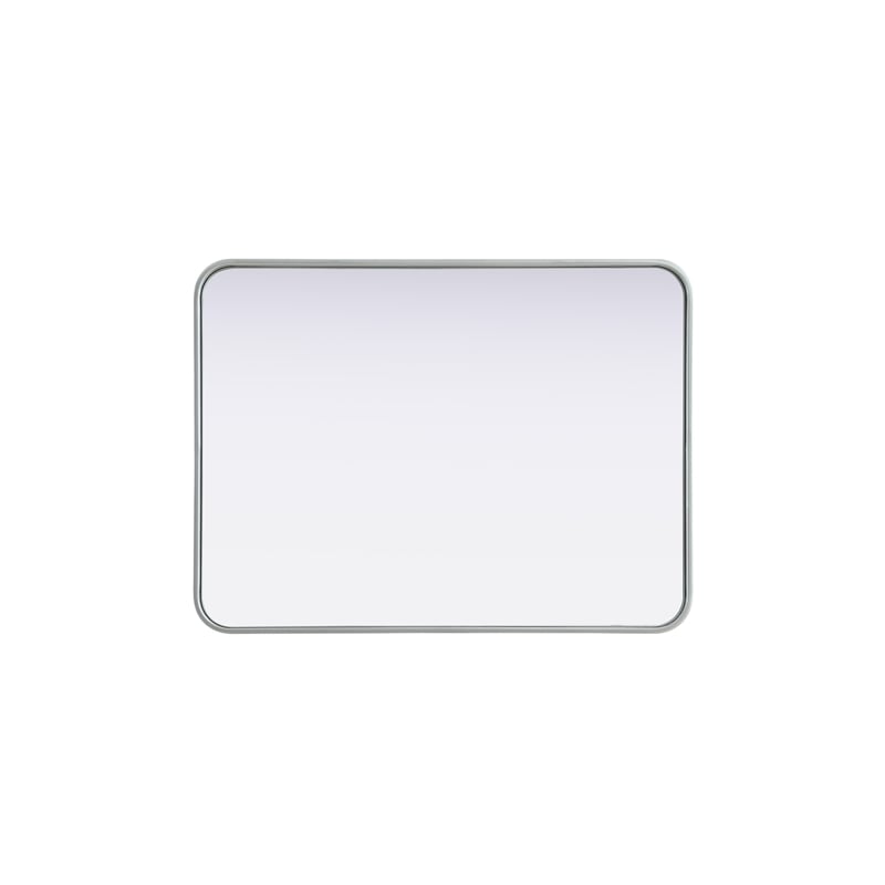 Elegant Decor Contour Metal Rectangle Mirror 24X32