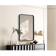 Elegant Decor Contour Metal Rectangle Mirror 24X36