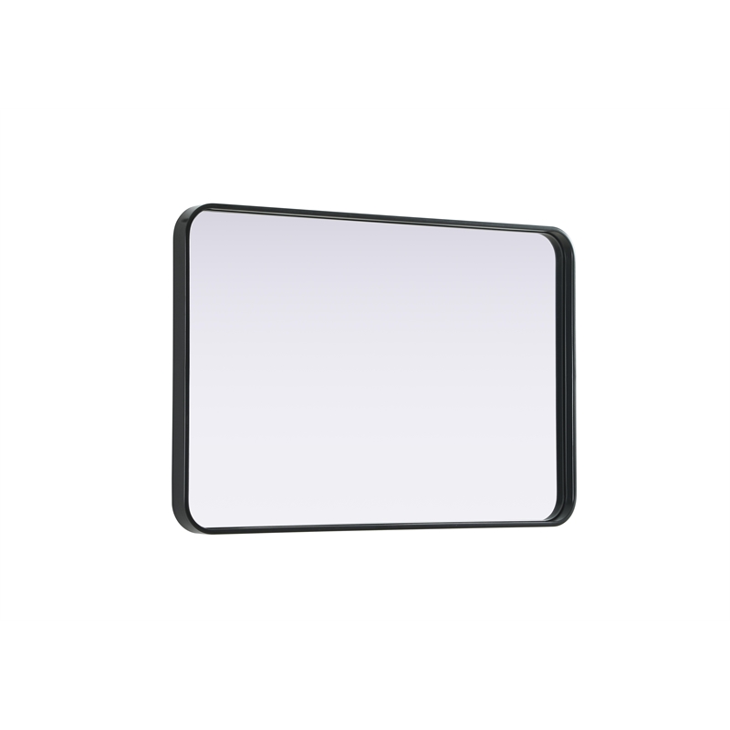 Elegant Decor Contour Metal Rectangle Mirror 24X36