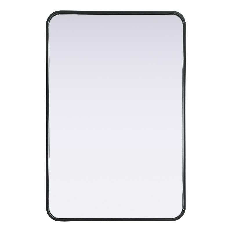 Elegant Decor Contour Metal Rectangle Mirror 24X36