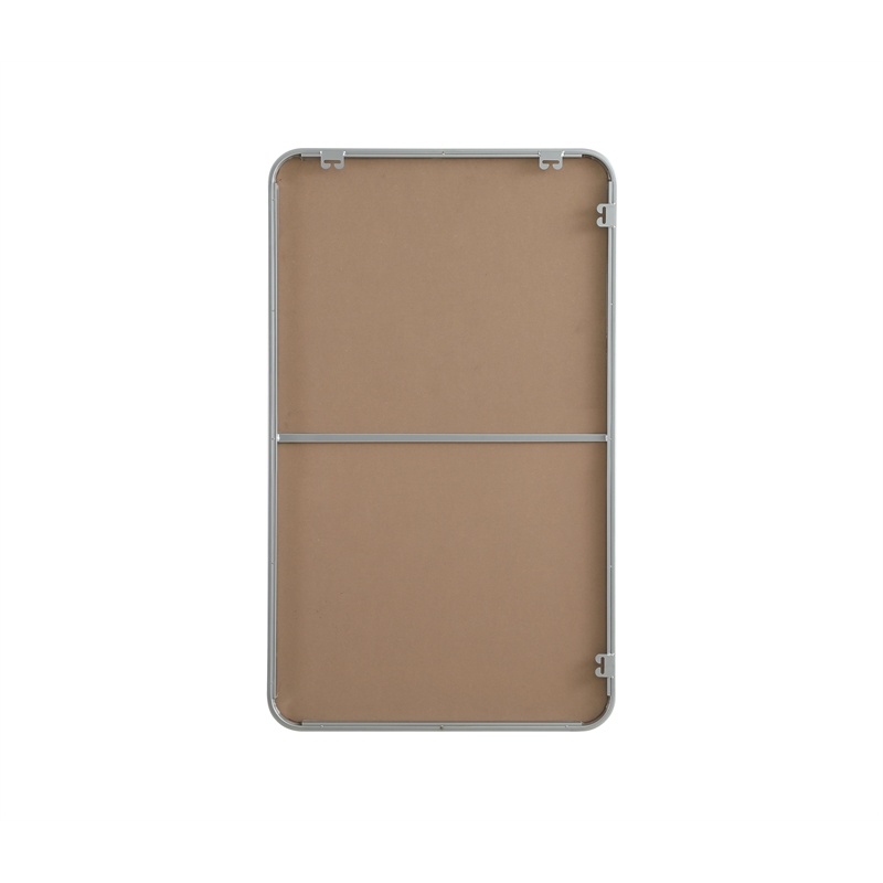 Elegant Decor Contour Metal Rectangle Mirror 24X40