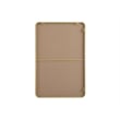 Elegant Decor Contour Metal Rectangle Mirror 28X42 In Brass