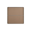 Elegant Decor Contour Metal Square Mirror 48X48 In Silver