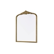 Elegant Decor Naomi Vintage Resin Mirror 33X42 in Antique Brass