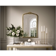 Elegant Decor Naomi Vintage Resin Mirror 24X42 in Antique Brass