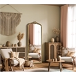 Elegant Decor Naomi Vintage Resin Mirror 24X60 in Antique Brass