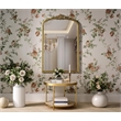 Elegant Decor Naomi Vintage Resin Mirror 27X42 in Antique Brass