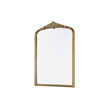 Elegant Decor Naomi Vintage Resin Mirror 30X42 in Antique Brass