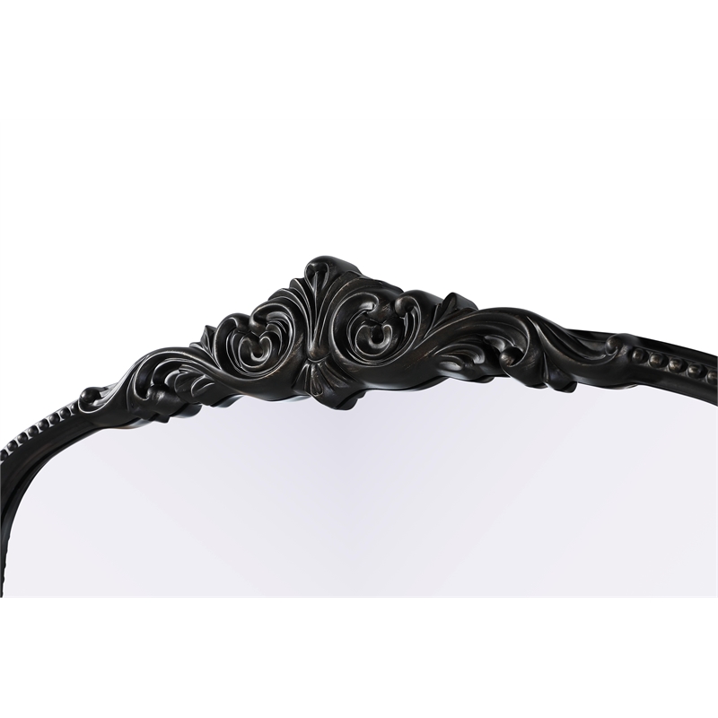 Elegant Decor Naomi Vintage Resin Mirror 36X42 in Vintage Bronze
