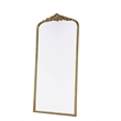 Elegant Decor Naomi Vintage Resin Mirror 36X72 in Antique Brass