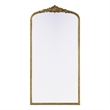 Elegant Decor Naomi Vintage Resin Mirror 36X72 in Antique Brass