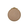 Elegant Decor Naomi Vintage Resin Mirror 24X25.6 in Antique Brass
