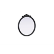 Elegant Decor Naomi Vintage Resin Mirror 24X25.6 in Vintage Bronze