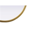 Elegant Decor Naomi Vintage Resin Mirror 36X38 in Antique Brass