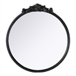Elegant Decor Naomi Vintage Resin Mirror 36X38 in Vintage Bronze