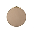 Elegant Decor Naomi Vintage Resin Mirror 42X45 in Antique Brass