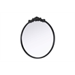 Elegant Decor Naomi Vintage Resin Mirror 42X45 in Vintage Bronze