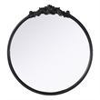 Elegant Decor Naomi Vintage Resin Mirror 42X45 in Vintage Bronze