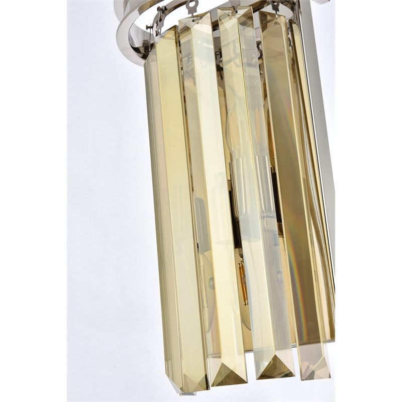 Urban Classic Sydney 2-Light Metal Royal Cut Wall Sconce in Matte Black