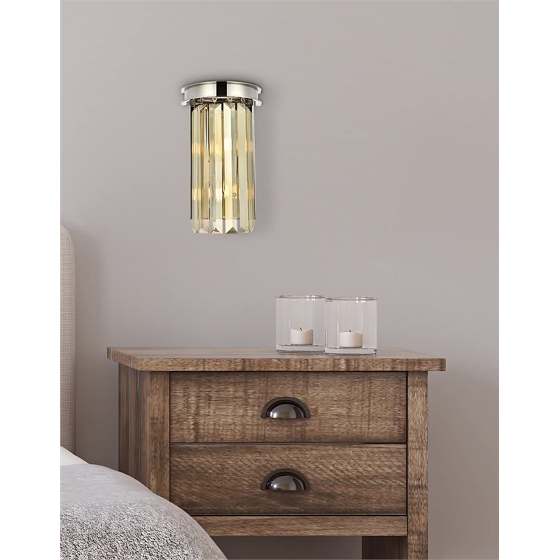 Urban Classic Sydney 2-Light Metal Royal Cut Wall Sconce in Matte Black