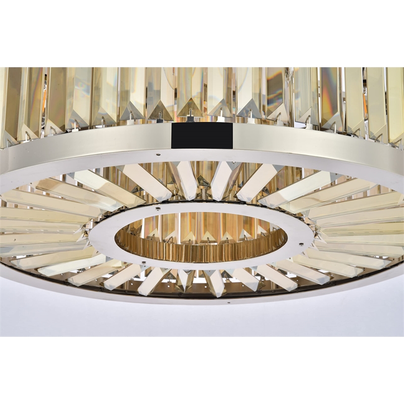 Urban Classic Chelsea 8-Light Metal Royal Cut Chandelier - Matte Black