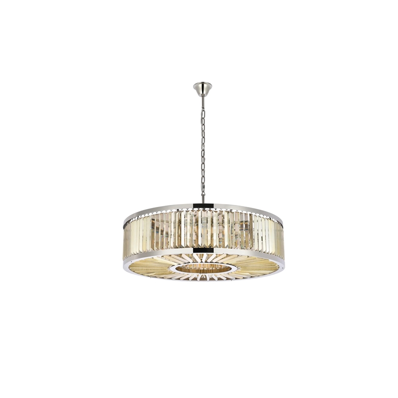 Urban Classic Chelsea 10-Light Metal Royal Cut Chandelier in Matte Black