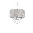 Living District Calista 4-Light Transitional Metal Pendant in Chrome