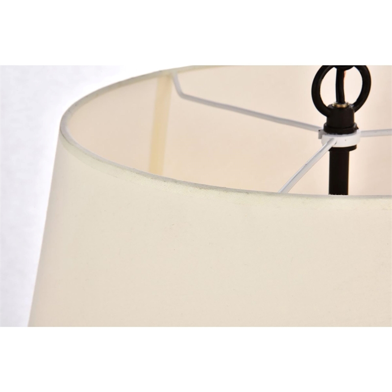 Living District Maple 4-Light Transitional Metal Pendant in Black