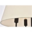 Living District Maple 4-Light Transitional Metal Pendant in Black