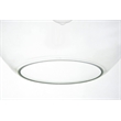 Living District Baxter 3-Light Metal Pendant in Chrome and Clear Finish