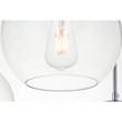 Living District Baxter 7-Light Metal & Glass Pendant in Chrome/Clear
