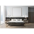 Living District Eclipse 2-Light Metal & Glass Table Lamp in Chrome/Clear