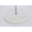 Living District Eclipse 2-Light Metal & Glass Table Lamp in Chrome/Clear
