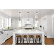 Living District Wiley 4-Light Transitional Metal Flush Mount in Chrome