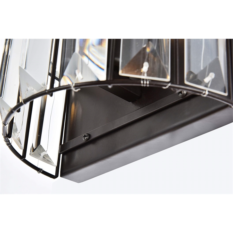 Living District Blair 1-Light Metal Led Wall Sconce in Oil Rubbed Bronze