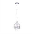 Living District Karter 3-Light Transitional Metal Pendant in Chrome