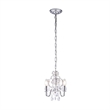 Living District Karter 3-Light Transitional Metal Pendant in Chrome