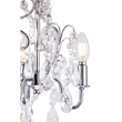 Living District Karter 3-Light Transitional Metal Pendant in Chrome