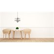 Living District Azalea 4-Light Transitional Metal Pendant in Chrome