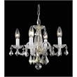 Living District Azalea 4-Light Transitional Metal Pendant in Gold