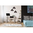 Living District Warren 1-Light Transitional Metal Pendant in Black