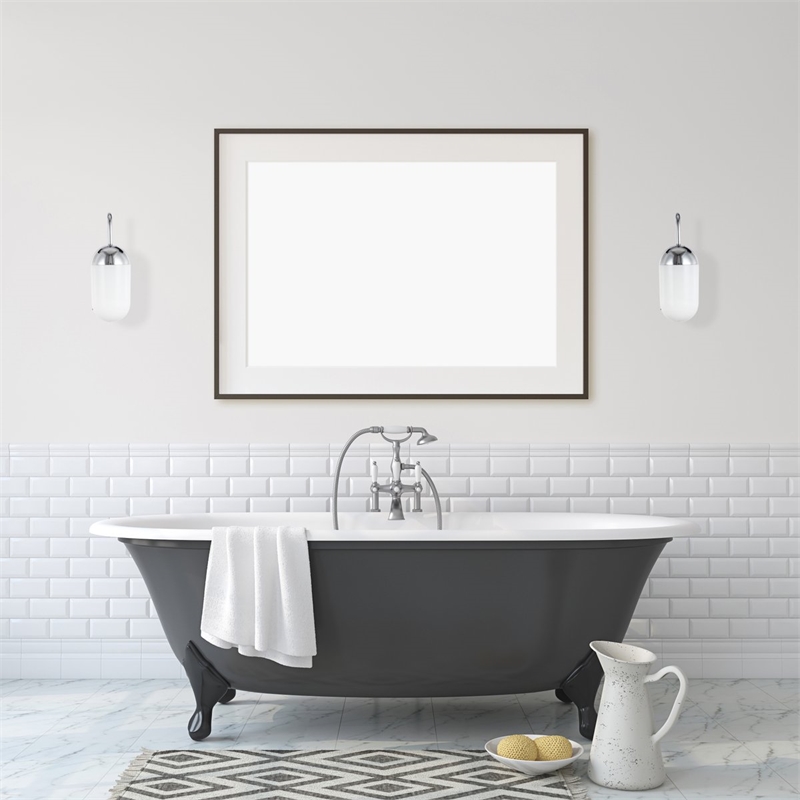 Living District Kace 1-Light Metal & Glass Wall Sconce in Chrome/Frosted White