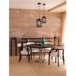 Living District Hopper 1-Light Transitional Metal Pendant in Black