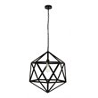 Living District Redmond 1-Light Transitional Metal Pendant in Black