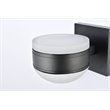 Living District Raine 1-Light Modern Aluminum LED Wall Sconce in Black Finish